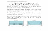 HYDROSTATIC FORCE ON A SUBMERGED PLANE SURFACEsyahruls/resources/SKMM2313/3-Plane.pdf · 2018-03-29 · Chapter 3 - Hydrostatic force on a submerged plane surface Note that the magnitude