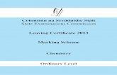 Leaving Certificate 2013 Leaving Certificate 2012 Marking ... · Advising Examiners to ensure consistent and accurate application of the marking scheme. This process is overseen by