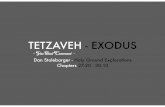 TETZAVEH - EXODUS · 7 “Aaron shall burn on it sweet incense every morning; when he tends the lamps, he shall burn incense on it. 8 And when Aaron lights the lamps at twilight,