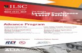 Advance Program - assets.lia.org · Keeping safety in laser focus. Committed to the ongoing advancement of laser safety. Rockwell Laser Industries and UL are proud to serve as Diamond
