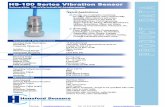 HS-100 Series Vibration Sensorimbelectric.com/Uploaded/TS005.pdfTS005 Iss04 Please contact our Sales Office for information on sensor accessories (mounting studs, etc) and multichannel