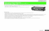 CP series CP1H CPU Unit CP1H-X@@D /CP1H-Y@@D CP1H ... - … · 12CH -- Sensor type: Thermocouple (J or K) CP1W-TS004 CompoBus/S I/O Link Unit 88CompoBus/S slave CP1W-SRT21 Name Specifications