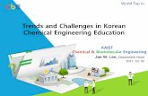 Trends and Challenges in Korean Chemical Engineering Education · 2017-12-04 · Trends and Challenges in Korean Chemical Engineering Education. World Top 10. Jae W. Lee, Department