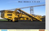 The Extec I-C13 - Quarry Equipment Sales · Welcome to Extec Screens & Crushers - a member of the Sandvik group Features and Benefits Book I-C13 This is a large heavy-duty tracked