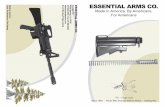 ESSENTIAL ARMS CO.essentialarms.com/files/86962_Essential_Arms_Brochure_2014.pdfESSENTIAL ARMS CO. Made In America, By Americans, For Americans ESSENTIAL ARMS CO. P.O. Box 121 Krotz