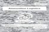Ammunition Logistics - Public Intelligenceinfo.publicintelligence.net/USMC-AmmoLogistics.pdf · FOR OFFICIAL USE ONLY DEPARTMENT OF THE NAVY Headquarters United States Marine Corps