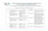 Agricultural Machinery Manufacturers’ Association (AMMA-India)aiamma.org/files/Home/List of AMMA-India_Members.pdf · B.H.Road, NearKere Kodi, Nelamangala - 562 213 (Karnataka)