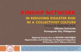 IN REDUCING DISASTER RISK IN A COLLECTIVIST CULTURE · IN A COLLECTIVIST CULTURE Enrique G. ORACION, Ph.D. Silliman University Dumaguete City, Philippines Regional Symposium on BEYOND