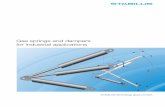 Gas springs and dampers for industrial applications · 2013-12-13 · Gas springs and dampers for industrial applications For decades now, STABILUS gas springs have been well known