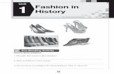 i 1 Fashion in - Shohakusha · 1 i 1 Fashion in istory Pre-Reading Activity Discuss these questions. 1. Describe this season’s shoe fashions. 2. Why do fashions come and go? 3.