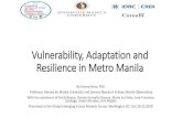 Vulnerability, Adaptation and Resilience in Metro Manila · Quezon City, Parañaque, Taytay and North Caloocan. Mixed informal and formal settlements (yellow-orange) are diminishing