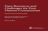 Data Resources and Challenges for First Nations Communities reports/Data_Resources... · Data Resources and Challenges for First Nations Communities 4 What Kind of Data is Available?
