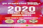 energy costs 2020 - pv magazine International · 2020-02-10 · 1 Editorial pv magazine in cooperation with Energy Storage Europe | 02 / 2020 imprint Diversifying for decarbonization