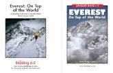 Everest: On Top LEVELED BOOK • V of the World …mls-egypt.org/mls-american/media-library/Level V/raz_lv30...Everest: T W N V 9 10 To survive on the mountain, climbers need a huge