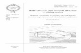 Ride comfort and motion sickness in tilting trains8728/FULLTEXT01.pdf · Ride comfort and motion sickness in tilting trains ii Preface This thesis is the final part of the research