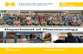 Department of Pharmacology - University of Michigan pharm newsletter...Highlights in Pharmacology from 2018 Lori L. Isom, Ph.D. To the best of my knowledge, the student seminar series,
