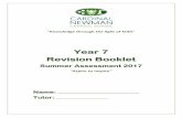 Year 7 Revision Bookletfluencycontent2-schoolwebsite.netdna-ssl.com/FileCluster/.../Downloads/Year-7-booklet.pdfYear 7 Revision Booklet Summer Assessment 2017 ... part of compulsory