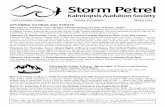 Storm Petrel - Kalmiopsis AudubonThe Storm Petrel is the quarterly newsletter of Kalmiopsis Audubon Society, P.O. Box 1265, Port Orford, OR 97465, in Curry County, Oregon. Kalmiopsis
