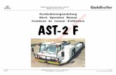 Short Operating Instructions AST-2 Operating Manual Property of ... · Control Unit Seat Console 4.1 Control lever pick-up device SA04 Docking switch 4.2 Travel direction lever 4.3