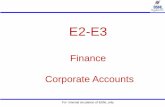 Finance Corporate Accountstraining.bsnl.co.in/digital_library_source/upgradation/E2-E3/E2-E3 Finance/E2-E3... · • Duality or Accounting Equivalence concept-Owners’ equity+ outside