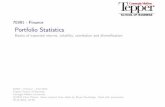 70391 - Finance Portfolio Statisticsbertha.tepper.cmu.edu/telmerc/70391/annotations/07_risk_returnB.pdf · 70391 - Finance Portfolio Statistics Basics of expected returns, volatility,