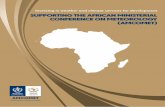 Investing in weather and climate services for development ... · SUPPORTING THE AFRICAN MINISTERIAL CONFERENCE ON METEOROLOGY (AMCOMET) Investing in weather and climate services for