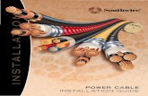POWER CABLE INSTALLATION GUIDEepsmg.jkr.gov.my/images/9/9d/PowerCableInstallationGuide.pdf · Maximum Tension on Cable Conductors 10 Equations for Pulling Tension 13 ... Sidewall