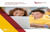 Languages Provision in Victorian Government Schools, 2018 · 2019-06-13 · secondary schools, with Chinese (Mandarin), Italian, Japanese, Indonesian, French, Auslan, Spanish and
