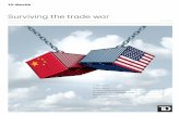 Surviving the trade war · than it was back then. The bad news is that we’re far more reliant on trade than we were back then. Whereas international trade made up only 9% of global