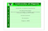 University of Nigeria · Low output growth in Nigeria have been attributed to a number of factors such as poor technology, demographic factors, social conditions, poor macroeconomic
