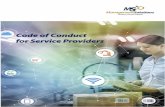 Code of Conduct for Service Providers - Management Solutions · Code of Conduct for Service Providers 5 Purpose and scope This Code of Conduct for Service Providers aims to establish