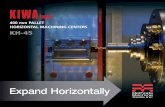 400 mm PALLET HORIZONTAL MACHINING CENTERS KH-45 · HORIZONTAL MACHINING CENTERS KH-45 Expand Horizontally. Now Methods brings you KIWA Japan The industry’s most expandable horizontal