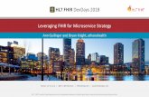 Leveraging FHIR for Microservice Strategy · Microservice Communication Microservices must keep their own data & keep in sync Data can be accessed by multiple microservices Understanding