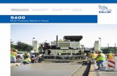 S600 Brochure (web).pdf · S600 is capable of achieving excellent ride numbers on the ... four track tractor configurations with or without swing legs. The S600 is the narrowest profile