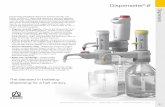 The standard in bottletop dispensing for a half century · BrandTech ® Scientific, Inc. 888-522-2726 37 Dispensers Dispensette® S The standard in bottletop dispensing for a half