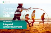 Accelerating the sustainability shift€¦ · Accelerating the sustainability shift is the theme of this Annual Review. How is ABN AMRO contributing to this goal? “Sustainability