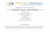 SPECIAL YEAR END EDITION - Wayne Reaves · 6 Run these reports at least to PDF in advance of year-end to gain some familiarity with them, and see if you have any questions about them.