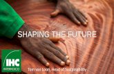 SHAPING THE FUTURE - thuenen.de · • No clear origin proof and likelihood of illegal origin, e.g. ‘Bois Sauvage’ from smallholders, community forests • Logging outside or