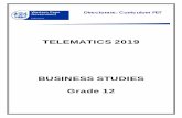 TELEMATICS 2019 - Western Cape · gh inflation/ w income o fficulties in k ying fines f rmfulness o d environm n the control n the control ithin the con ithin the con S ents that