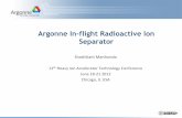 Argonne In-flight Radioactive Ion Separator · The Argonne In-flight Radioactive Ion Separator (AIRIS) is a new large recoil separator that is being designed as a part of proposed