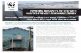 CANADA POWERING NUNAVUT’S FUTURE WITH HABITAT … · 2019-09-17 · POWERING NUNAVUT’S FUTURE WITH HABITAT-FRIENDLY RENEWABLE ENERGY Canada’s Arctic territory of Nunavut depends