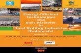 Technologies and Best Practices in Steel Rolling ...sameeeksha.org/books/Manual-on-Energy-Efficiency.pdf · industries, steel rolling is one of the most energy intensive process steps