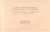 Index to Proceedings of the General Assembly · The Index to Proceedings of the General Assembly is a bibliographic guide to the proceedings and documentation of ... IMF International