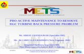 Pro-Active Maintenance to Resolve RGC Turbine Back ...turbolab.tamu.edu/wp-content/uploads/sites/2/2018/08/METS2CaseStudy14.pdf · steam turbine spped reduction with 100% governor