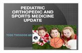 PEDIATRIC ORTHOPEDIC AND SPORTS MEDICINE UPDATEORTHOPEDICS Orthopaedia Orthos: staight or free from deformity Pedia: child ... M>F, Obesity in 50%, near end of growth Pain, restricted