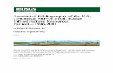 Annotated Bibliography of the U.S. Geological Survey Front ... · Annotated Bibliography of the U.S. Geological Survey Front Range Infrastructure Resources Project—1996-2001 by