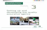 Setting up and developing the quality assurance agency · Structure of the agency 33 ... MODULE 3: Setting up and developing the quality assurance agency 9 Affiliation of the quality