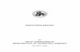 DIRECTOR'S REPORT Convocation - Director's Report.pdfDIRECTOR'S REPORT AT THE 2ND CONVOCATION OF INDIAN INSTITUTE OF TECHNOLOGY, GUWAHATI 29TH MAY, 2000 . ... A seminar was organized