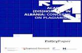 ACADEMIC (DIS)HONESTY IN ALBANIA: CONCERNS ON …idmalbania.org/wp-content/uploads/2017/02/ACADEMIC...ACADEMIC (DIS)HONESTY IN ALBANIA: CONCERNS ON PLAGIARISM 7 theft”5 and “academic