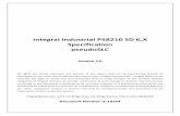 Integral Industrial PS8210 SD 6.X Specification pseudoSLC · Integral Industrial PS8210 SD 6.X Specification pseudoSLC Version 3.0 All rights are strictly reserved. Any portion of